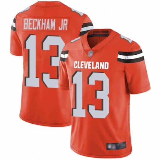 Men's Cleveland Browns Odell Beckham Jr. Limited Player Jersey Orange