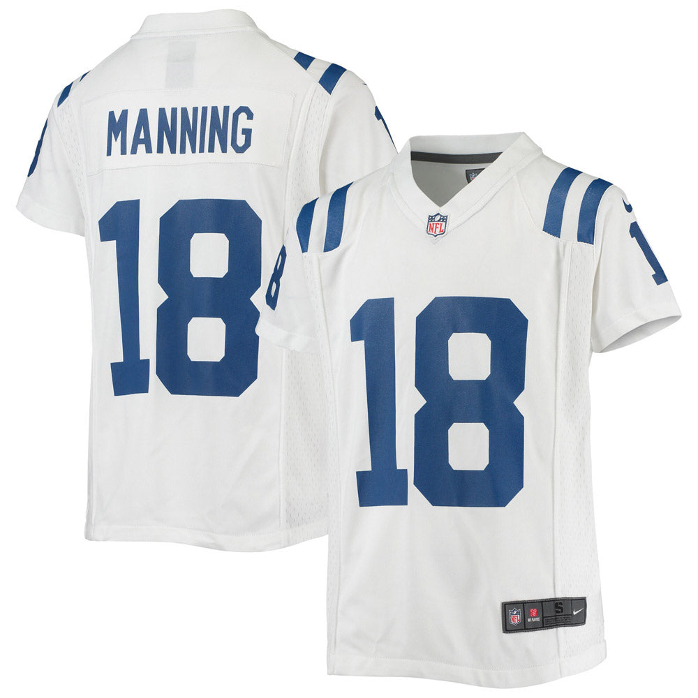 Youth Indianapolis Colts Peyton Manning Retired Player Game Jersey White