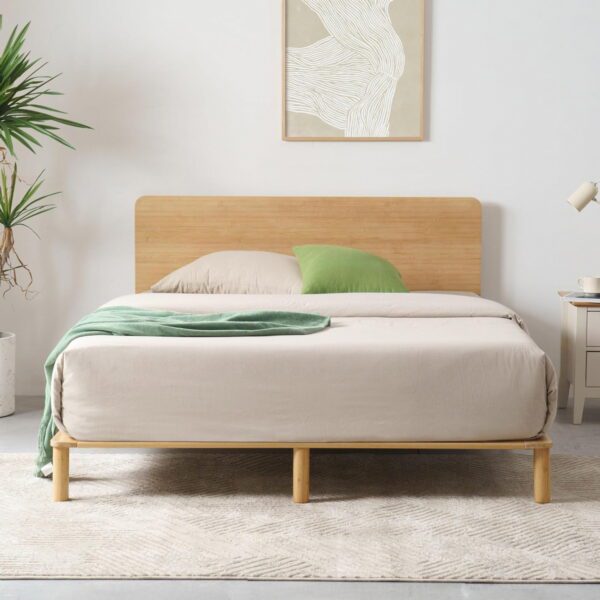 Intersect Home Bed Frame - Bamboo - Natural - Bedroom