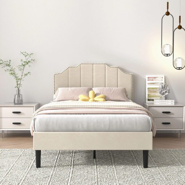 Intersect Home Bed Frame - Solid Wood - Bedroom